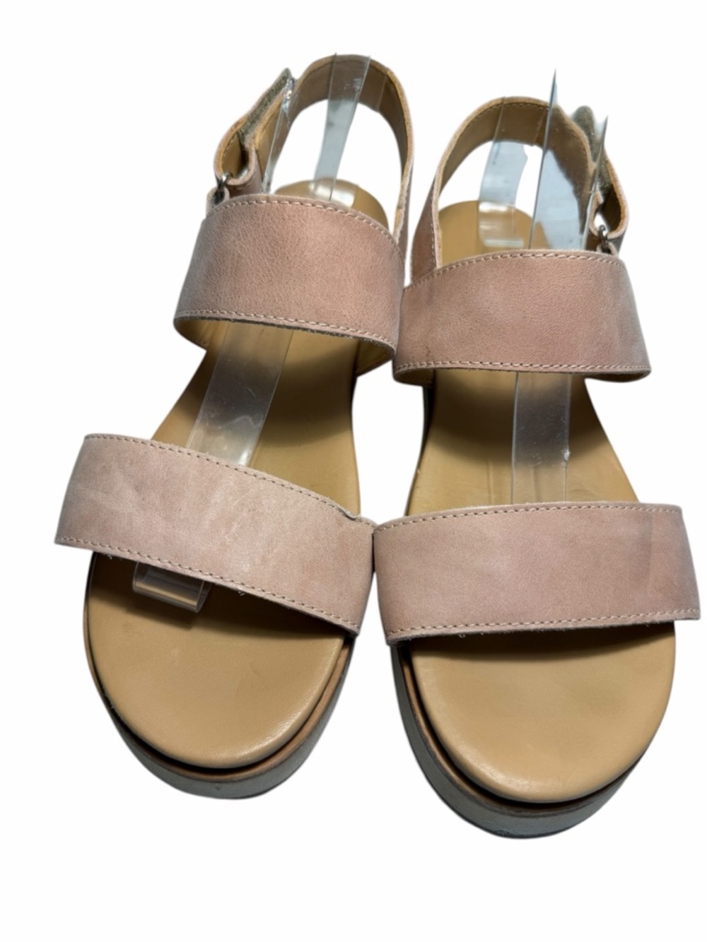 Nisolo Genuine Leather Go-To Platform Sandals Sz 8